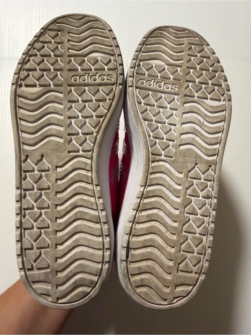 adidas VL Court Bold J Women’s 5 Pink Rhinestone Platform Sneakers IH9496 - Picture 9 of 9